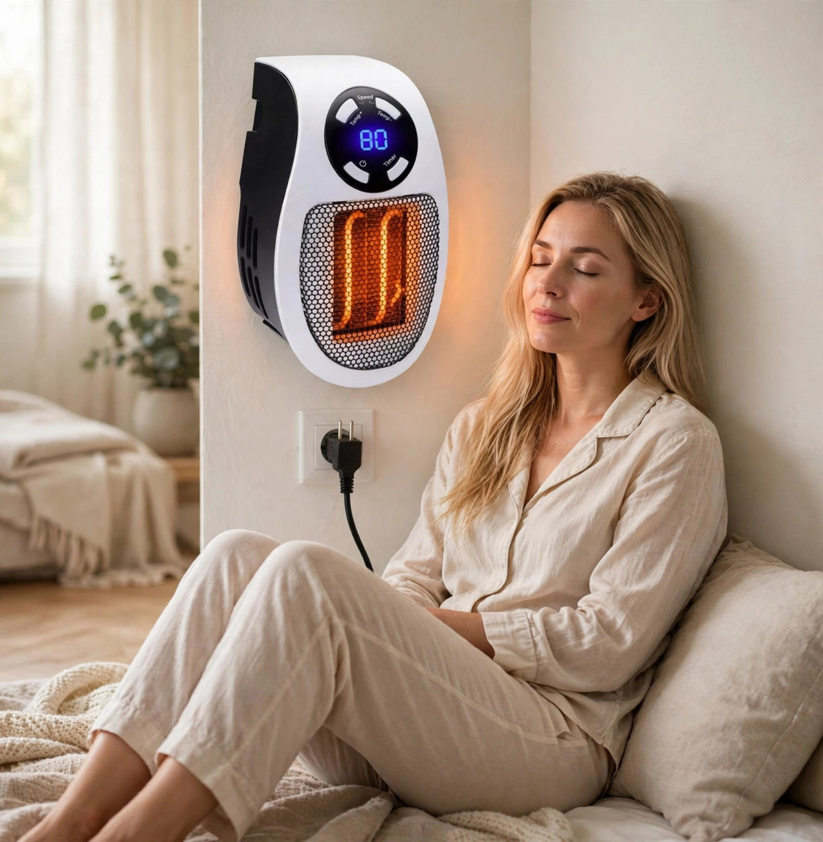Pllaka™ Portable Wall-Mounted Heater