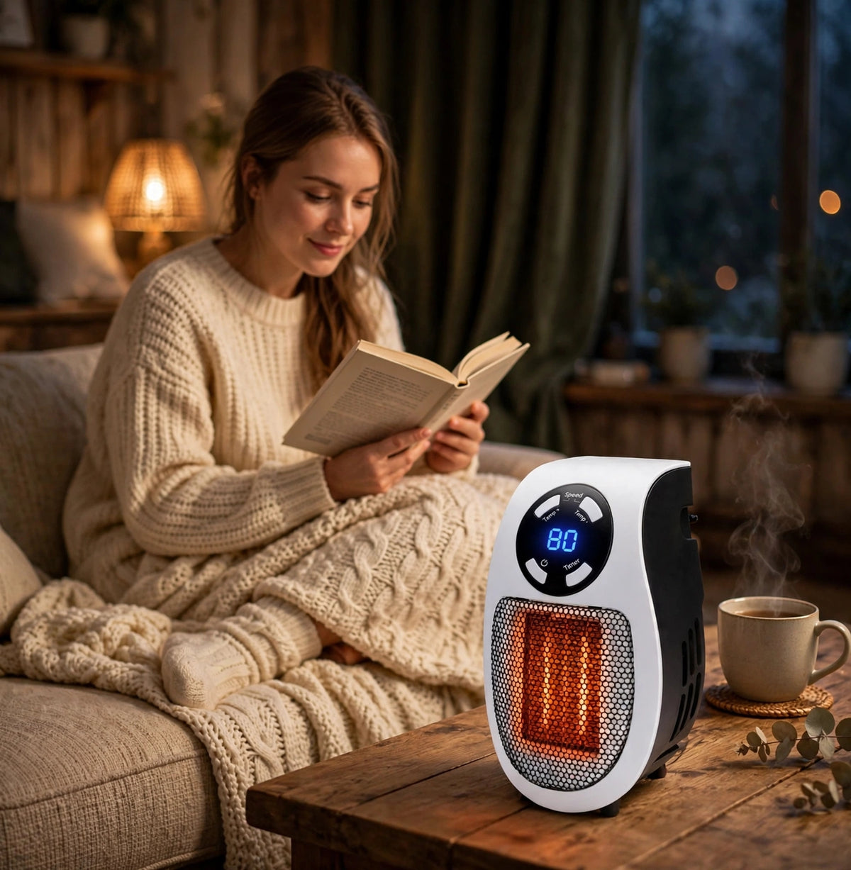 Pllaka™ Portable Wall-Mounted Heater