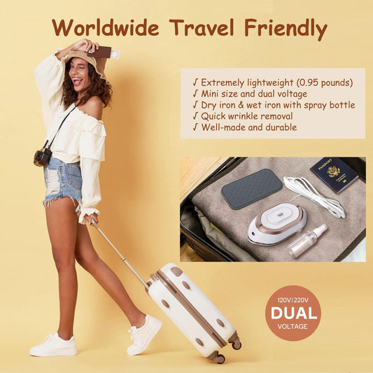🛌 Pllaka™ Portable Travel Iron - Pllaka Shop