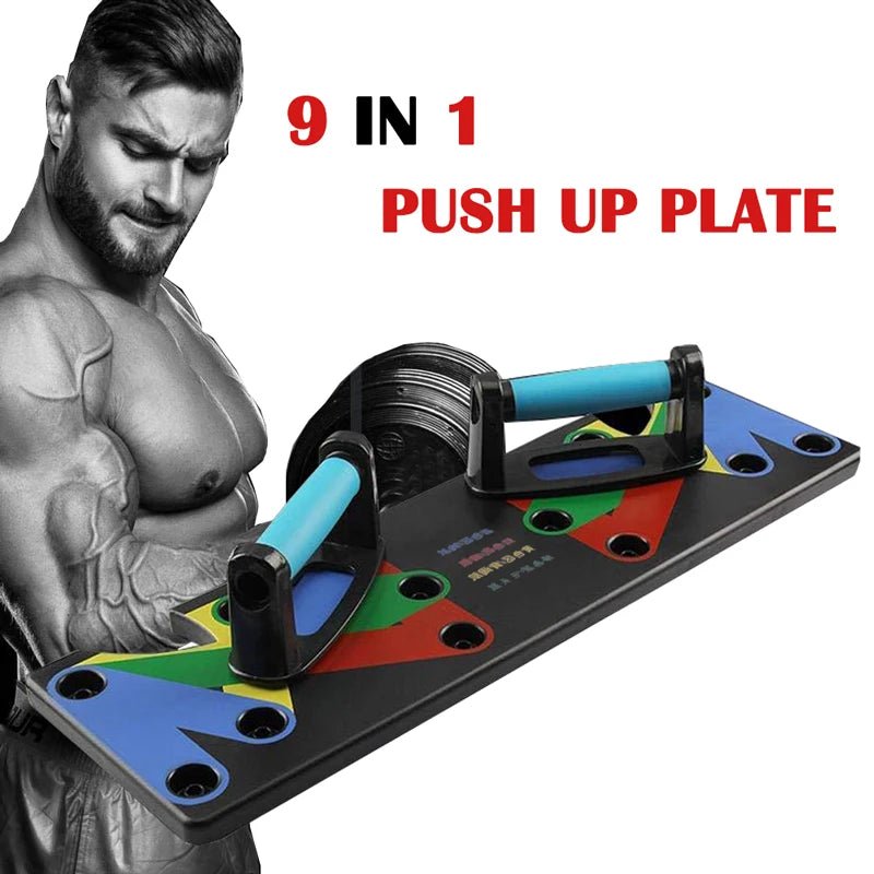 Pllakashop™ 9 in 1 Push Up Board - Pllaka Shop#