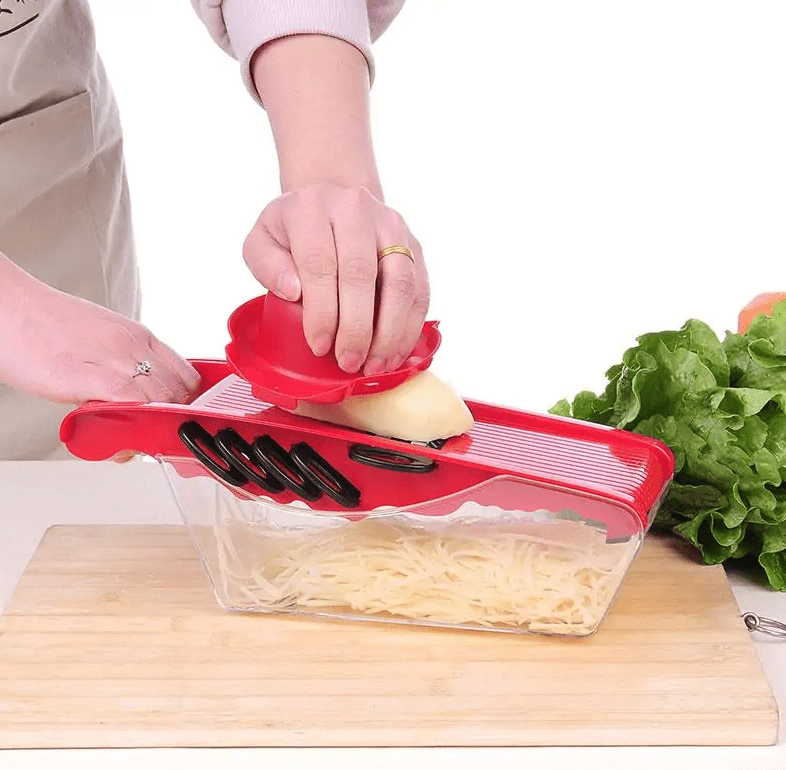Pllakashop™ Multifunction Kitchen Slicer 6 Blades - Pllaka Shop#