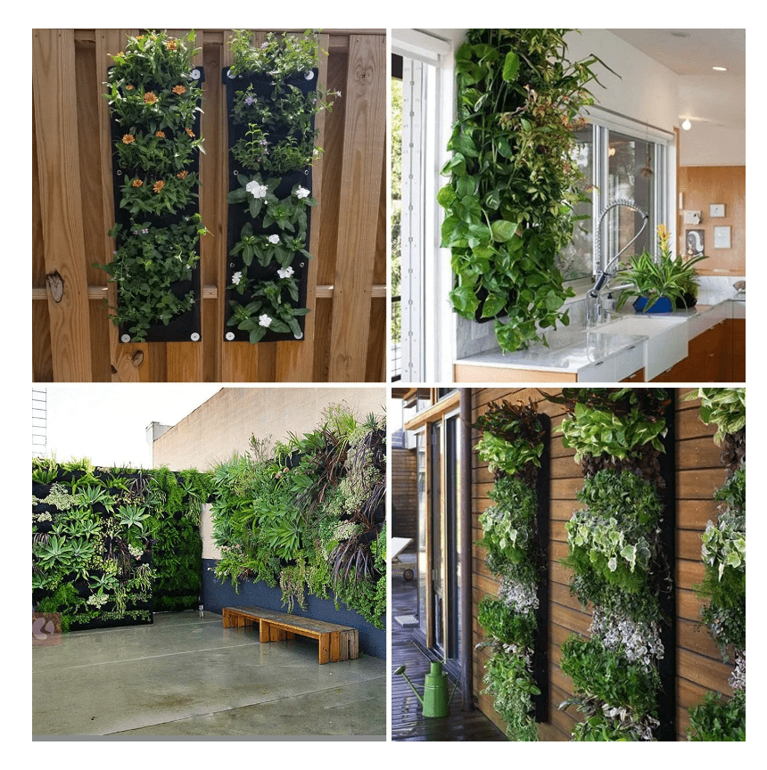 Pllakashop™ Vertical Hanging Garden Flower Pots - Pllaka Shop#