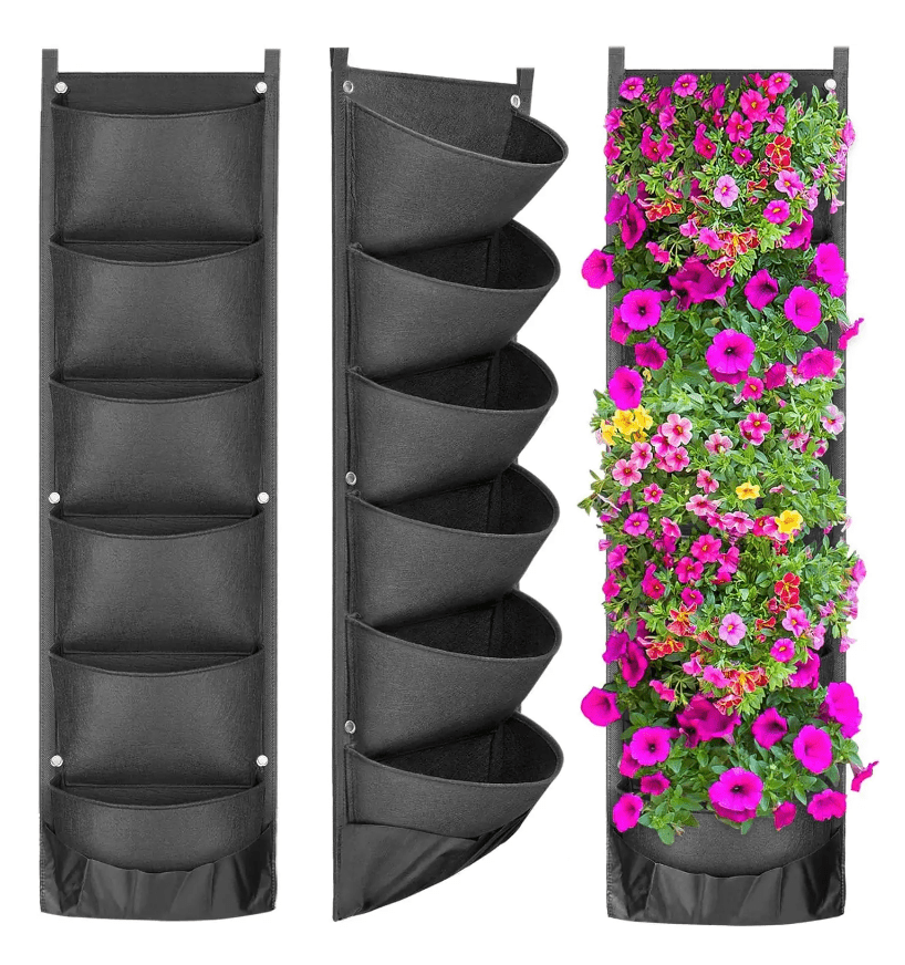 Pllakashop™ Vertical Hanging Garden Flower Pots - Pllaka Shop#