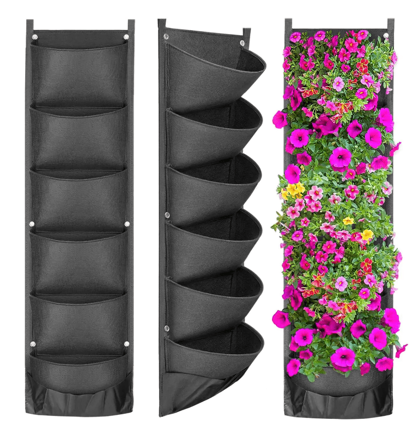 Pllakashop™ Vertical Hanging Garden Flower Pots - Pllaka Shop#