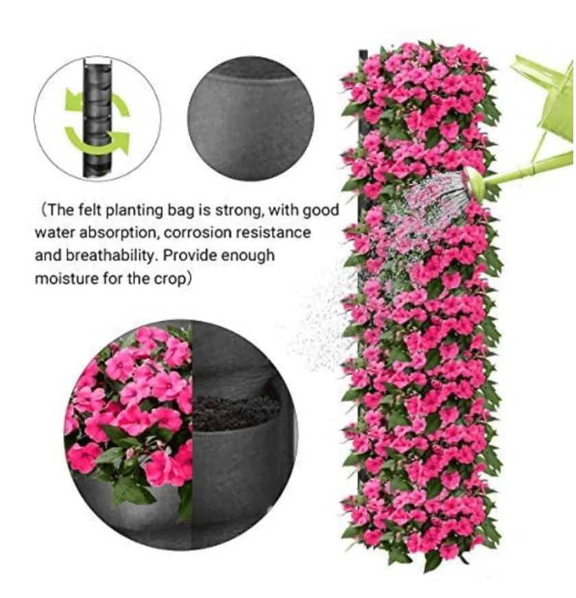 Pllakashop™ Vertical Hanging Garden Flower Pots - Pllaka Shop#